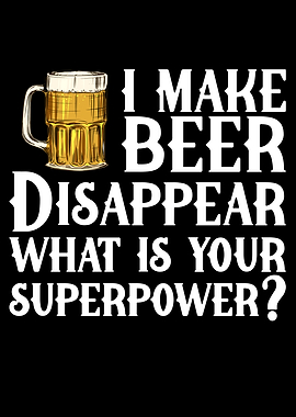 I make beer disappear