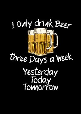 beer three days a week