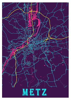 Metz Neon City Map