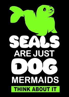Mermaid Dog Seals
