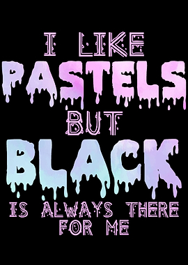 Pastel Goth Black Gothic
