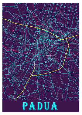 Padua Neon City Map
