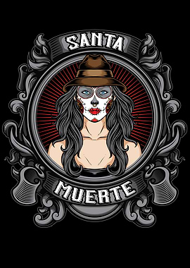 Santa Muerte Sugar Skull