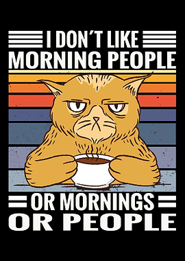 Coffee cats saying Dont l