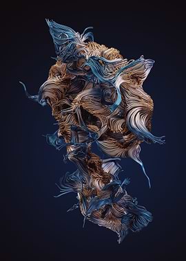 Chaotic Lines Art 22 Color