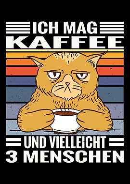 Coffee cats saying likes