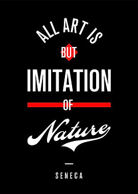 All art is but imitation