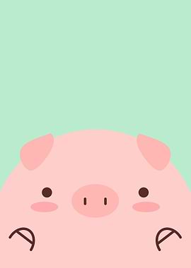 Cute Kawaii Pig Piggy