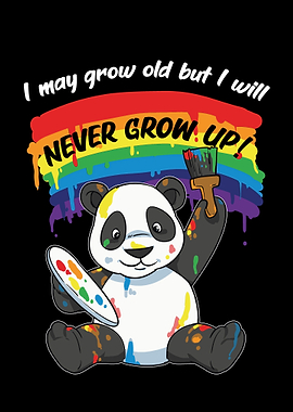 Sweet Panda Never Grow Up