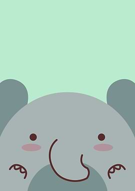 Cute Kawaii Elephant