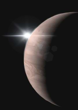 Sunrise over Jupiter