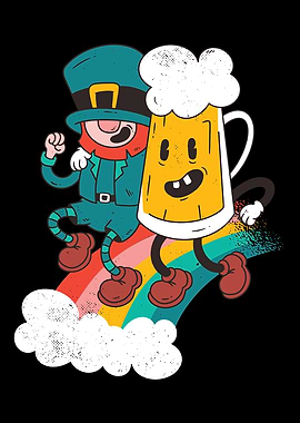 Leprechaun and Beer