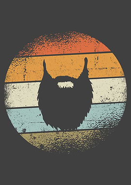Beard Retro Design