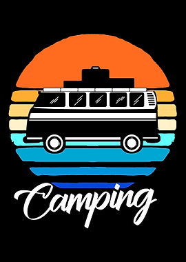 Camping Retro Vintage