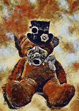 Steampunk Teddy Bear Jamie