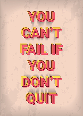 Vintage Motivation Quote