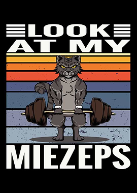 Gym cats saying Look at