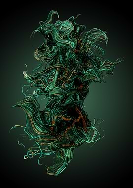 Chaotic Lines Art 26 Color