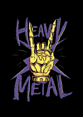 Heavy Metal Mano Cornuta