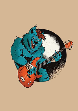 Werewolf bass guitar