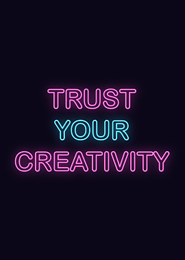 Neon Motivation Quote