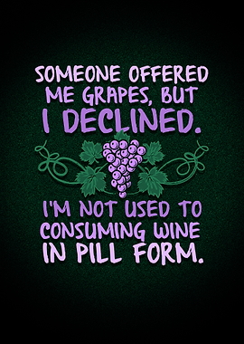 Drinking in Pill Form