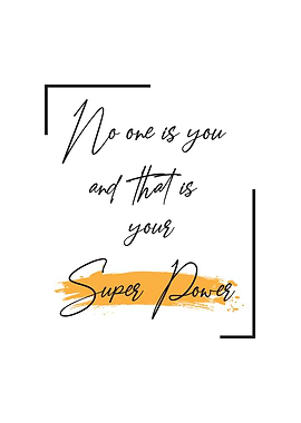 No One is You and thats