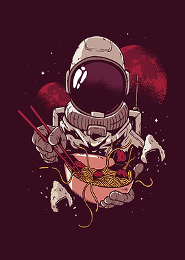 RAMEN ASTRONAUT SPACE
