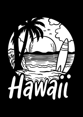 Hawaii Hawaiian Aloha Surf