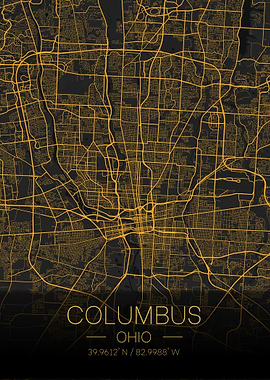 Columbus Ohio Citymap