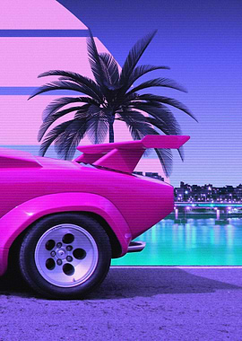 Countach Retrowave part 3