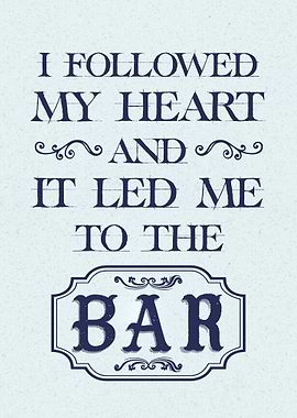 Funny Bar Poster
