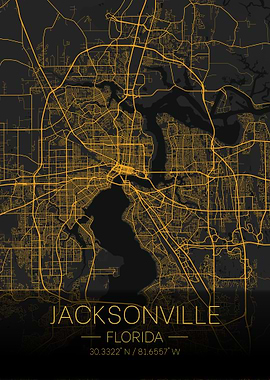Jacksonville Florida Map