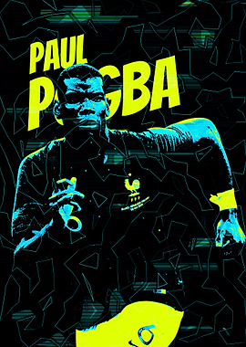 Paul Pogba 80s Poster