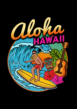 Surfing Surfer Hawaii Hawa