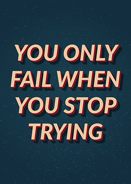 Vintage Motivation Quote