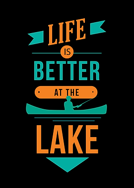 Funny Kayaking at the Lake