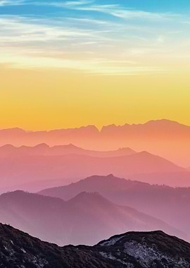 Colorful Mountains Nature