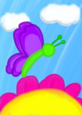 Butterfly and a Flower