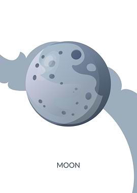 Cartoon Moon