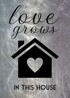 LOVE GROWS METALLIC
