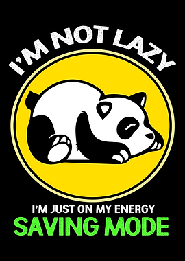 Panda Saving Energy Mode