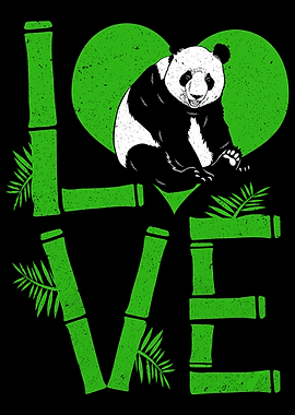 Panda Bamboo Bear
