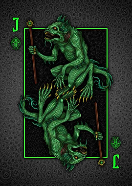 Deep Ones Jack of Spades