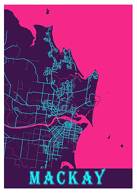 Mackay Neon City Map