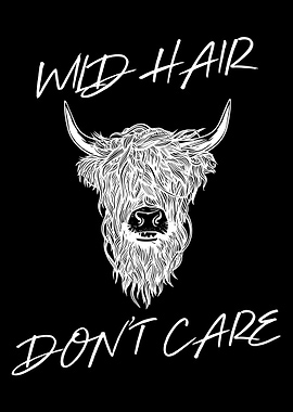 Wild Hair Dont Care Cow