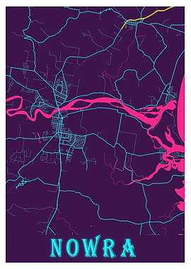 Nowra Neon City Map