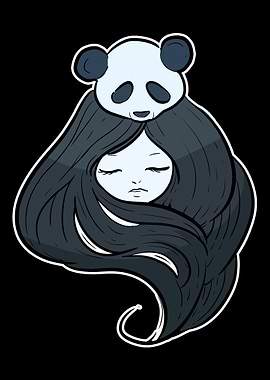 Girl Animal Panda Panda Lo