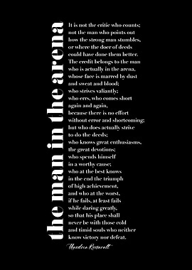 The Man in the Arena