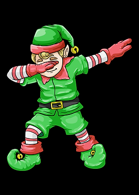 Christmas Dabbing Santa El